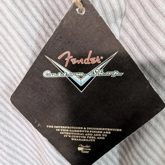 Authentic Fender Custom Shop Telecaster Button Down Shirt - Men's XXL - Picture 11 of 11